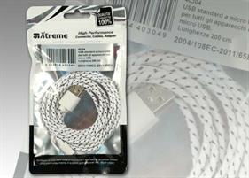 XTREME USB/MICRO USB 2MT CLOTH