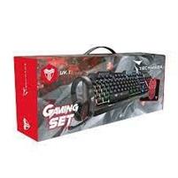 TECHMADE KIT GAMING TASTIERA MOUSE CUFFIE E PAD